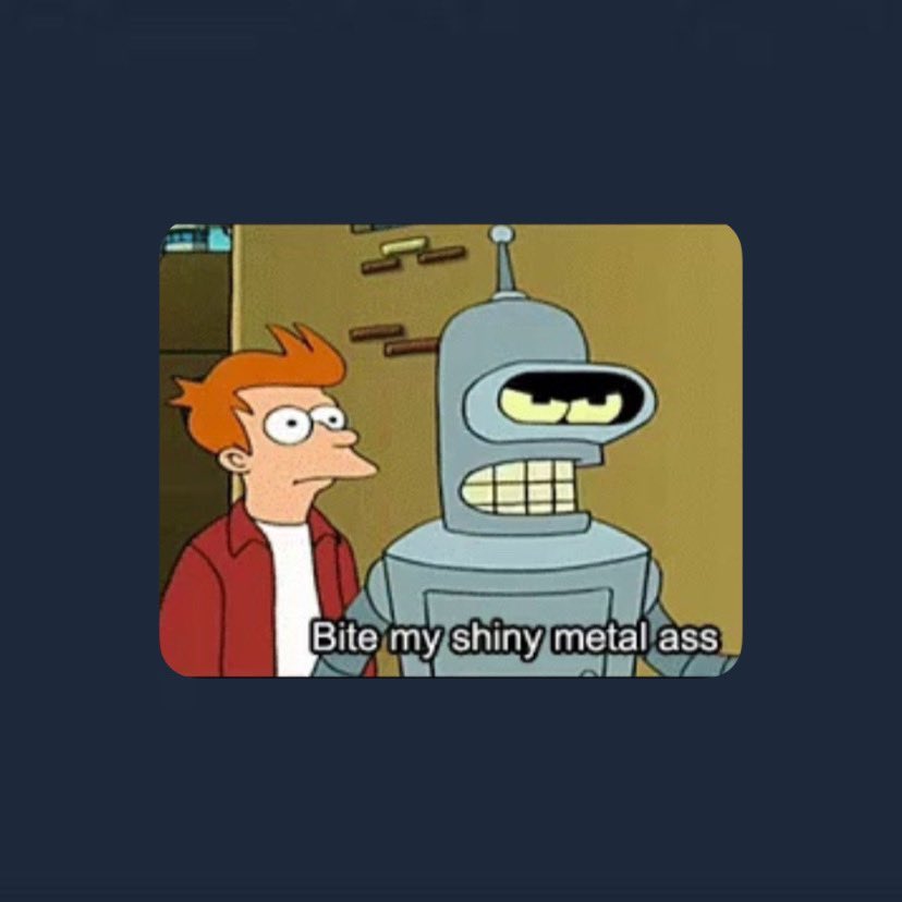 FuturamaNoContx's tweet photo. YO!!! This is wild, I can’t believe this is legit! #ShinyMetalAss🤖 https://t.co/UYlAxPCTNR