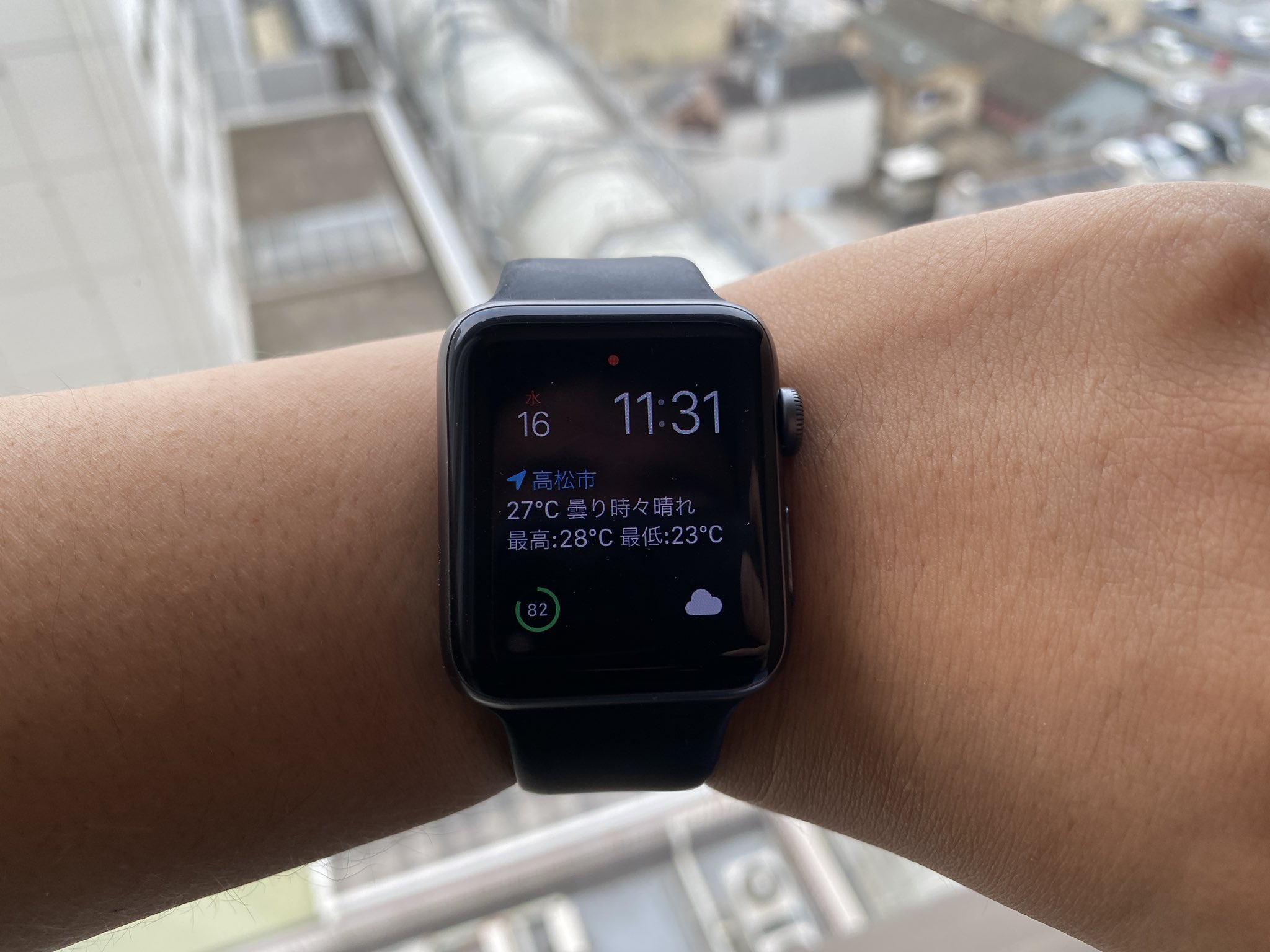 アップルウォッチ（*｀・ω・*）ゞ かたくっ