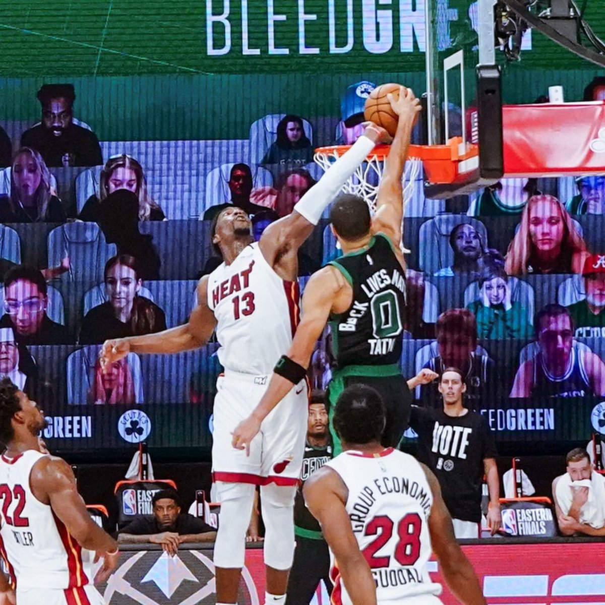 CoachSapp14's tweet photo. We want all that smoke 💨 #HeatTwitter #NBAPlayoffs #HEATCulture #HeatNation https://t.co/5AYNuubi8Y
