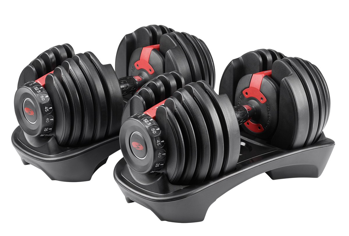 So does that make a person an <a href="/Apple/">Apple</a> fan if they go buy a set of <a href="/Bowflex/">BowFlex</a> 552 dumbbells so they can do the Apple #FitnessPlus workouts? Since gyms have some heavy COVID restrictions and winter is coming, they got me and a win-win for both companies.