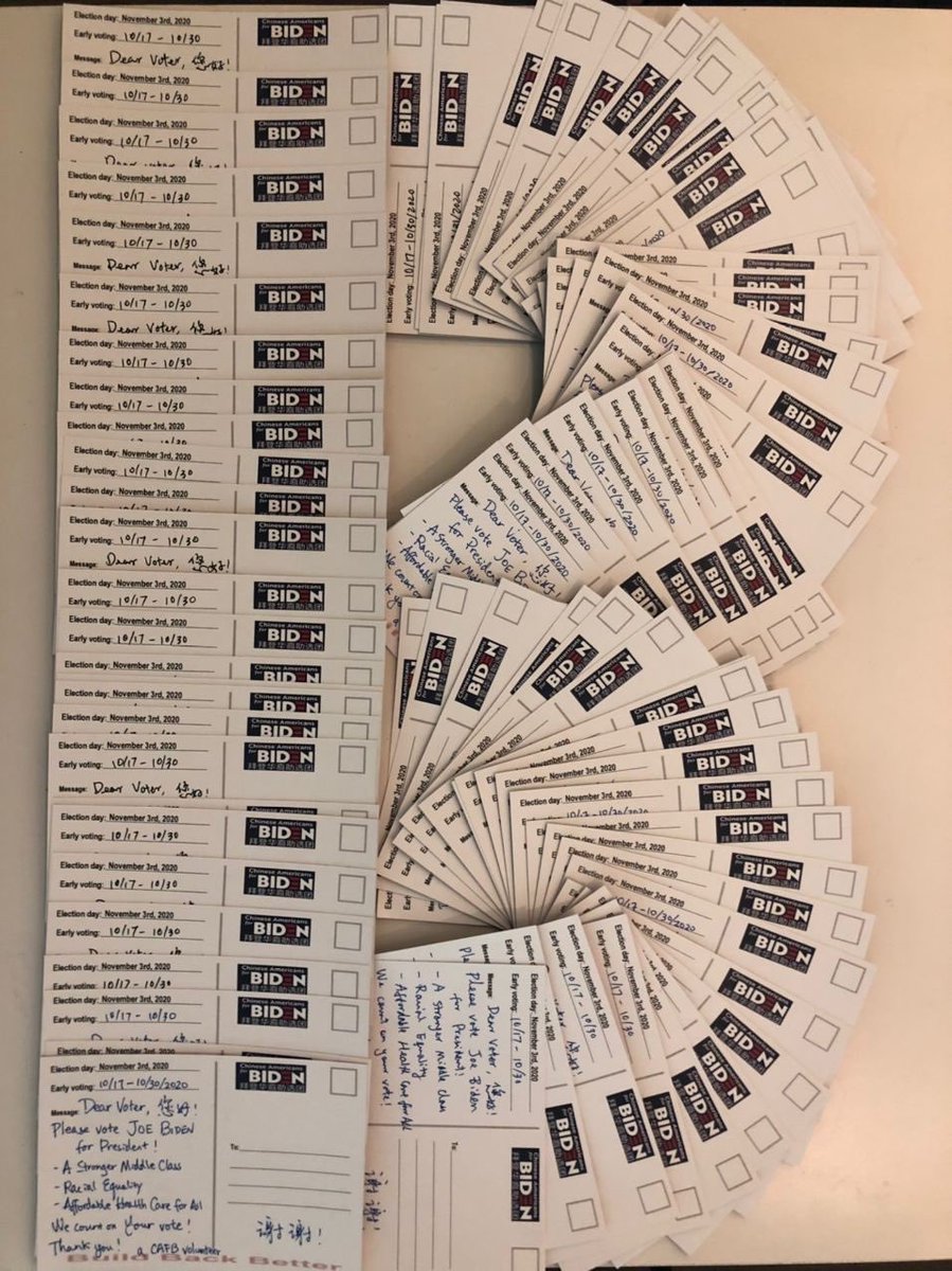 CAFH_2024's tweet photo. @CAFB_NV organized the group handwriting postcards to Chinese American Voters in Nevada. Volunteers from different states have written 10,000 postcards to Nevada. Next to North Carolina. #AAPIVotes #VoteBidenHarris2020 #UnitedNotDivided https://t.co/UH3sIUWOOH