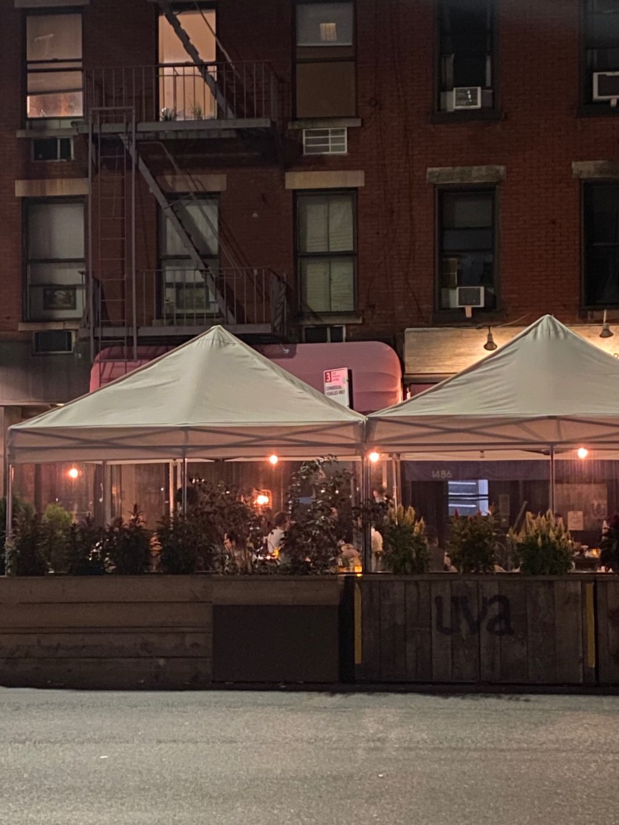 With nighttime temps in the 50s, the challenges of outdoor dining are coming into relief. Places are erecting plexiglass panels that, if you squint a little, kind of look like walls. Raising philosophical questions about what is and is not ‘indoor’ and ‘outdoor’...