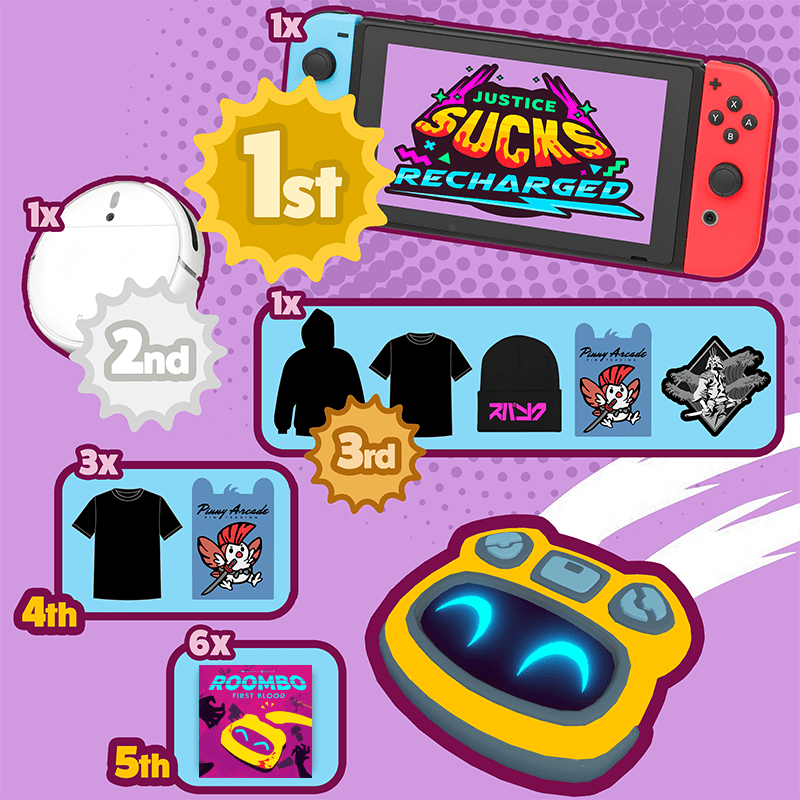 samuraipunk's tweet photo. 😍 We have been showered with love and positive vibes all week thanks to #PAXOnline ... so we want to give some love (and free things!) back 😍 

🎫 - Enter here https://t.co/3LlycU9oJc

#Giveaway #Prizes #FreeSwag https://t.co/F0DLgkzXAr