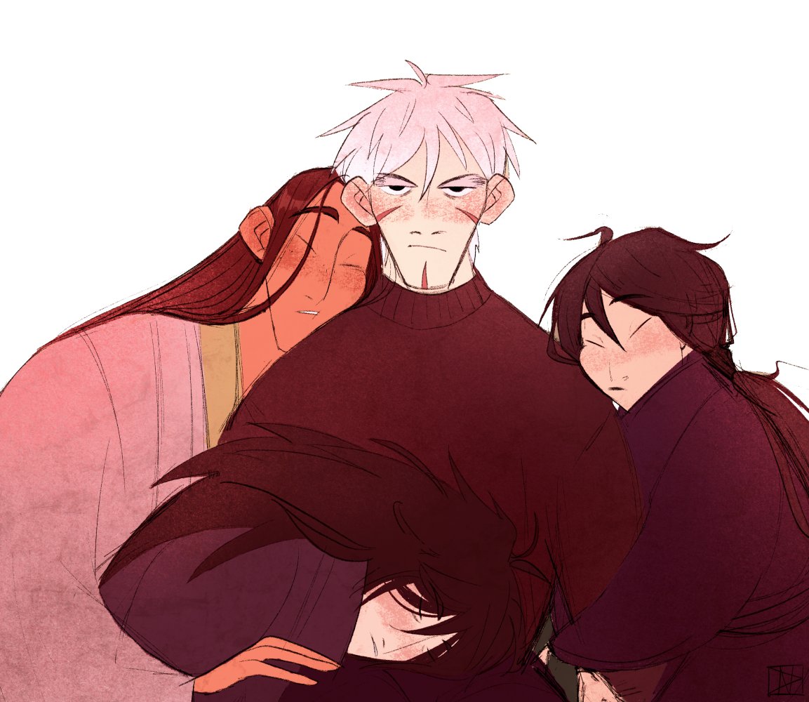 naruto #hashirama #tobirama #madara #izuna sketchhh 🖤 grumpy tobirama...(but  he loves them), image size:1153x1000