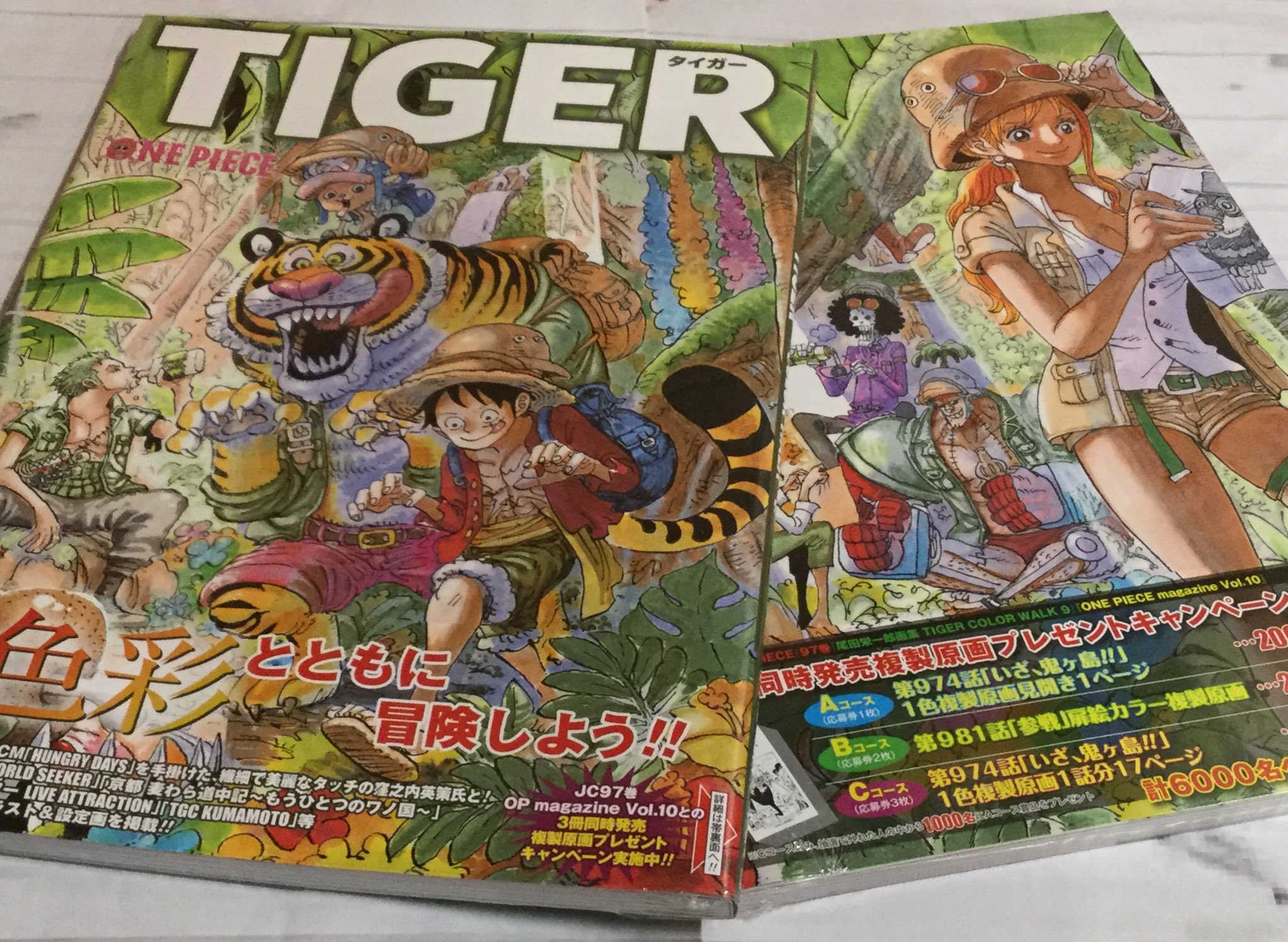 One Piece 麦わらストアあべの店 Na Tviteru 新商品 One Piece 尾田栄一郎画集 Tiger Color Wark 9 1 980円 税込 好評発売中 麦わらストア Onepiece T Co Ol8frzbjcn Tviter