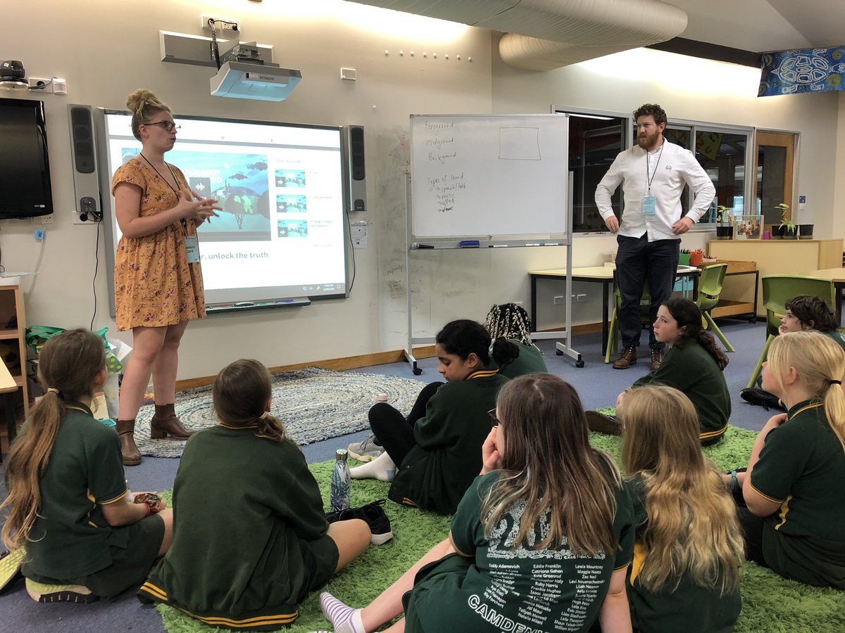 Storytelling podcast talk today! Thanks Rosa and David for sharing your expertise 🎧 🎤