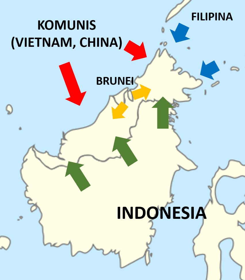 Kalau bukan sebab Malaysia ditubuhkan, cita-cita tiga negara ini pasti akan membawa kepada perang dan konflik. Borneo akan jadi medan Perang Dingin kedua di Asia Tenggara selepas Indochina, atau macam Syria yang tersepit antara kuasa-kuasa serantau (Saudi, Iran, Turki, Israel).