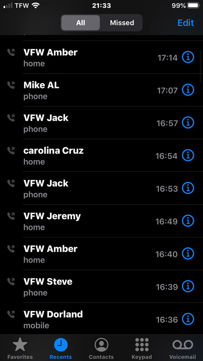 DieselSuits's tweet photo. My phone call out log is packed. https://t.co/XWAyVsY6sw