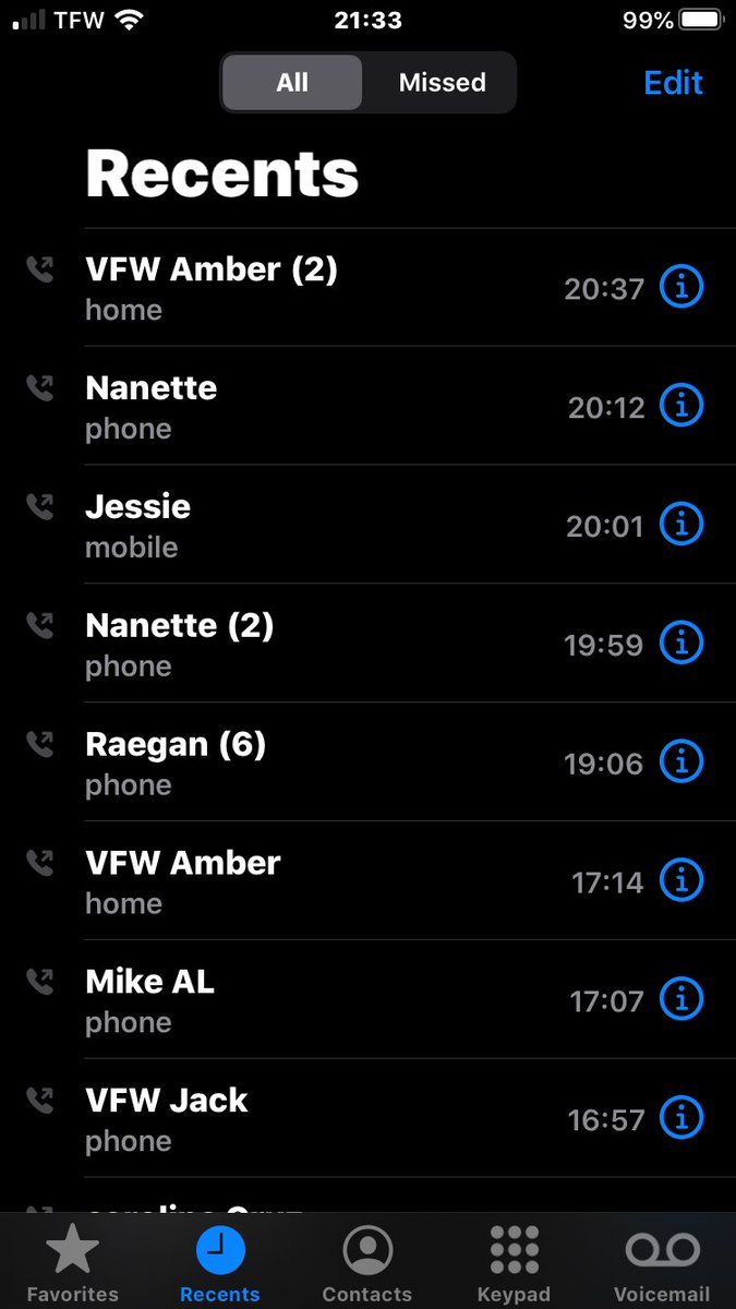DieselSuits's tweet photo. My phone call out log is packed. https://t.co/XWAyVsY6sw