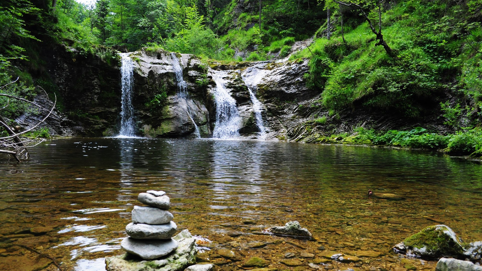 Релакс водопад