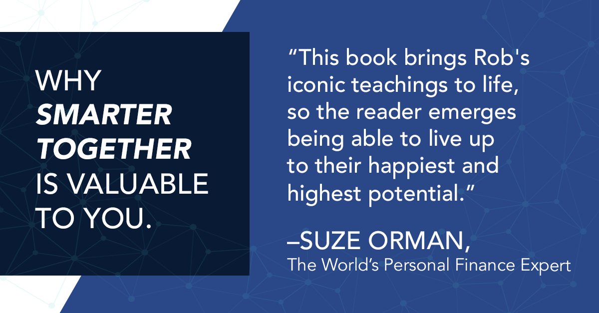 Coupa's tweet image. "Smarter Together" book is now live.  Check out why @SuzeOrmanShow believes it is valuable to you. buff.ly/33DX8Qq #smartertogether @rbernshteyn #robideas #communityintelligence