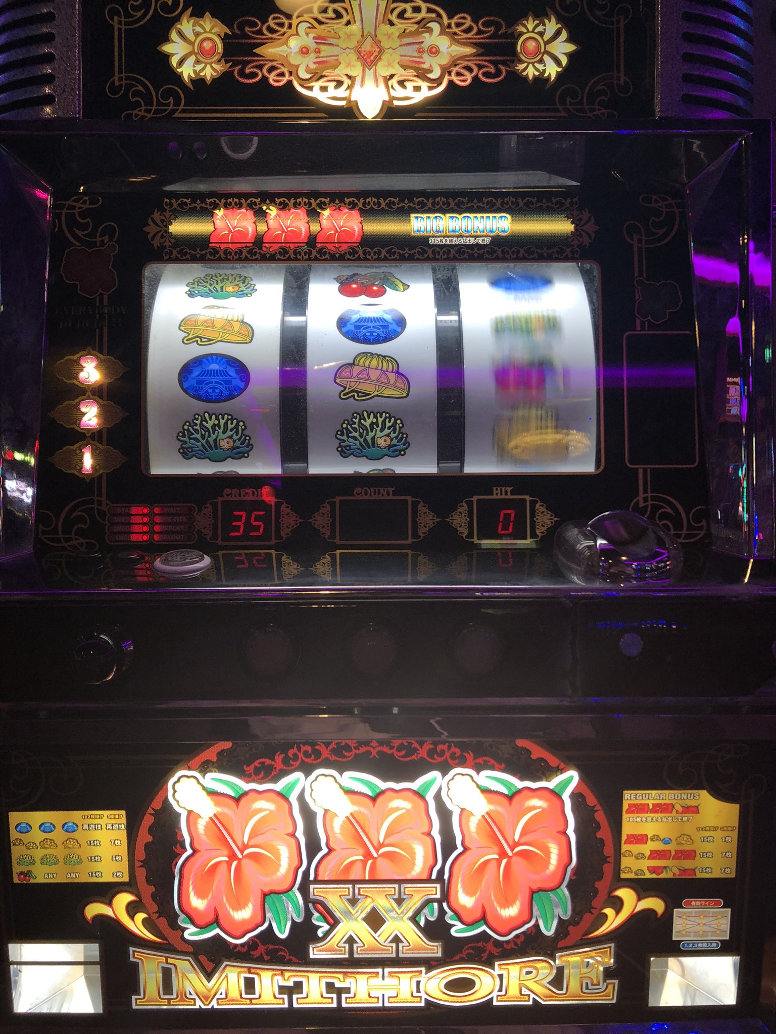 プ*ム様 希少　パチスロ　イミソーレ-30 プレミアムビスカスパネル　4号機　実 エマ 4号機 イミソーレ30 プレミアムビスカスパネル 実機