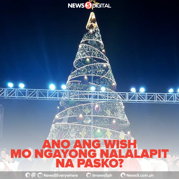 News5PH's tweet photo. #100daysbeforeChristmas | Dama mo na ba ang malamig na simoy ng hangin? Excited ka na bang makita si Santa Claus? https://t.co/EGrXDN0e1A