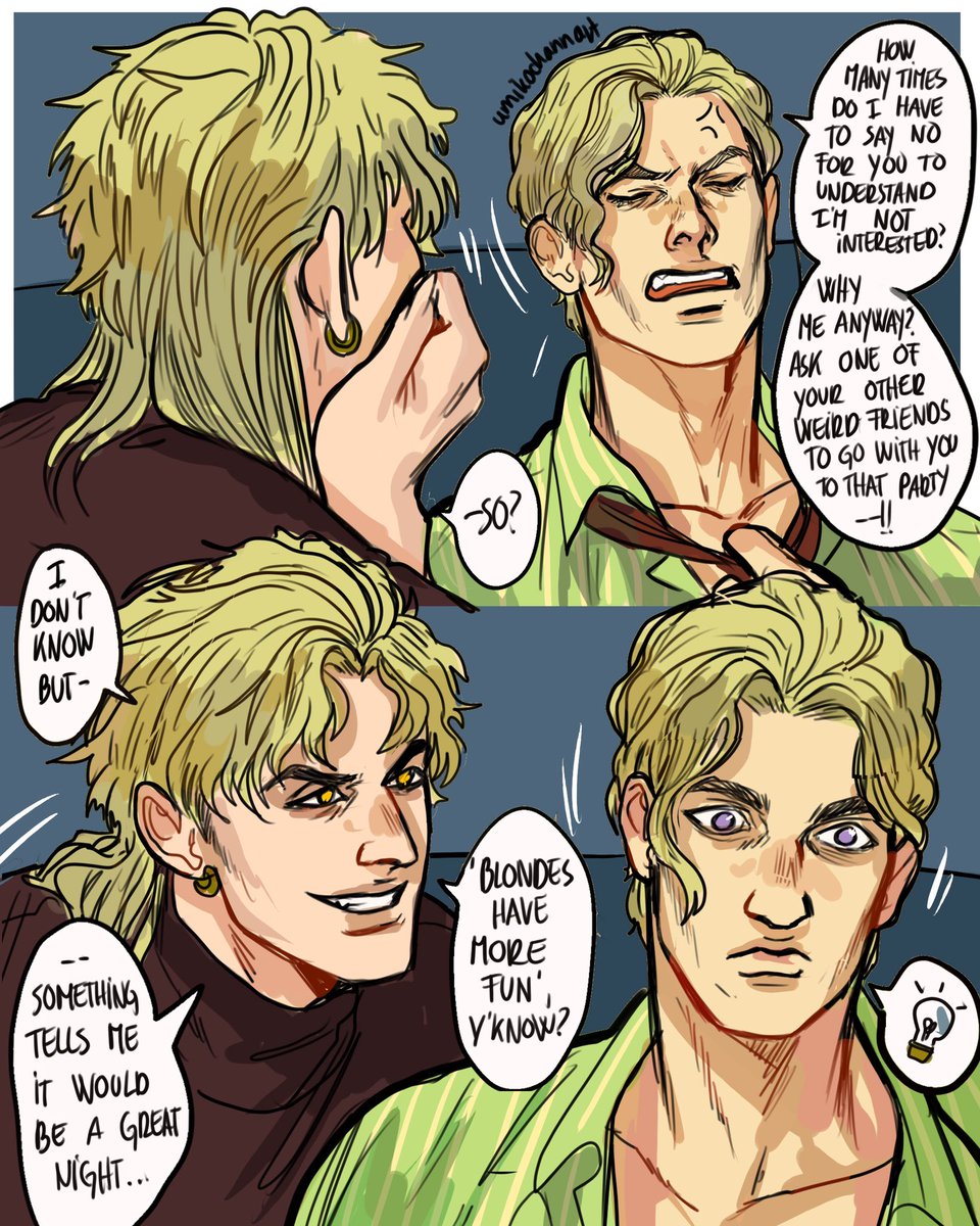 and they were roommates ? (1/2) #JoJosBizarreAdventure 