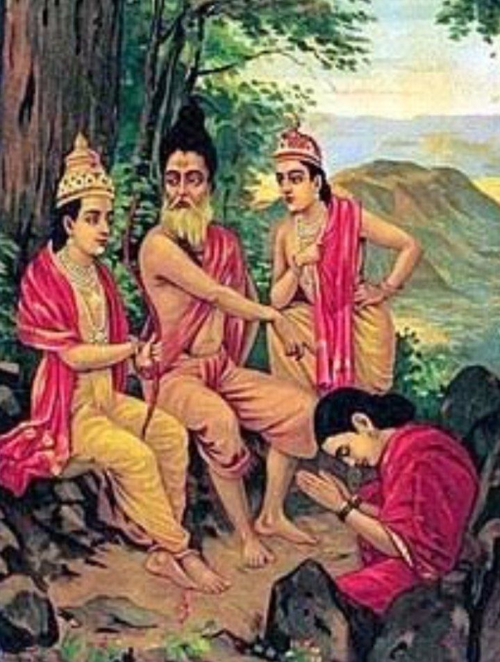 North was still connected to ऋत but the Dandak Kanan was going away from Samaj and ऋत. This was destroying Hindu culture as infectious disease. Pulstray explicitly abandoned ravana but he was not retaliating with him. Gautama had lost his Patni and Son after Ahilya incident.