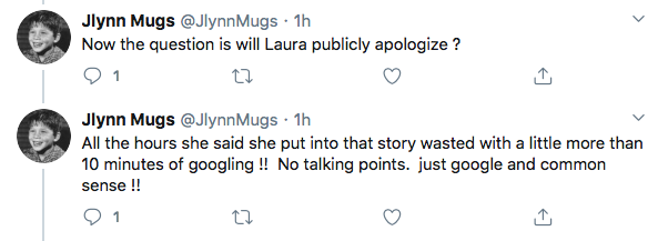 . @jlynnmugs is still trying to discredit me, suggesting (wrongly) that I am "changing my story" and should "publicly apologize."None of this is really directed at me. This is a message to other  #Iowa  #media that they shouldn't take my reporting seriously. 25/