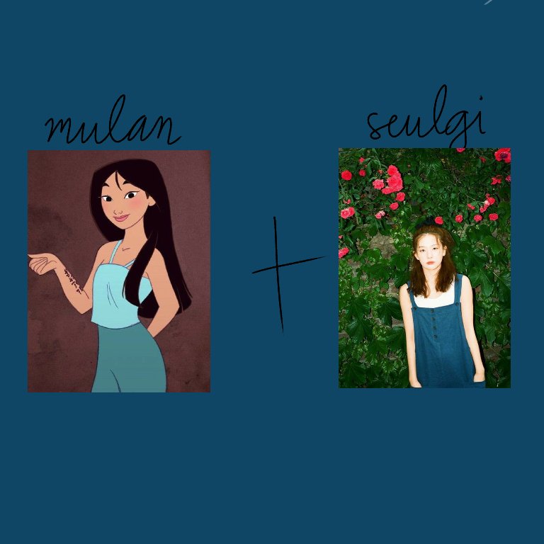 Mulan + Seulgithe cutest for me