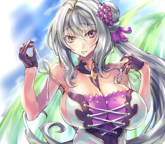 ブラックベリーさん、はにかんだ感じの表情で謙虚そうな言動してるけど、服の布少なすぎだし常に肩紐がずれてるし実は誘ってるんだろ? 