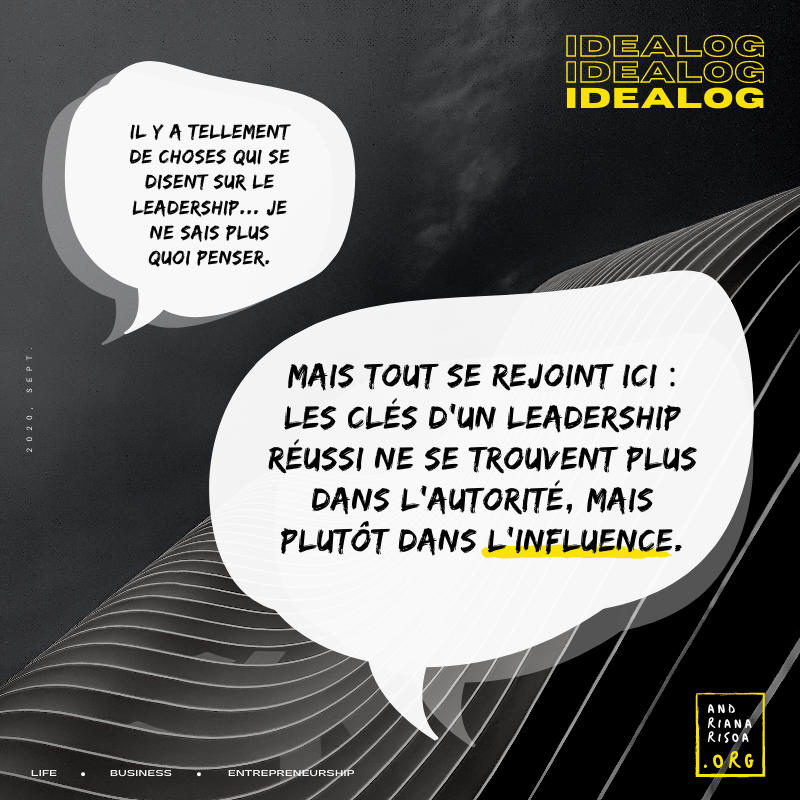 ndrianarisoa's tweet image. #idealog 014
Le #leadership. Encore et toujours.

#entrepreneur • #business • #ceo • #leadership • #madagascar