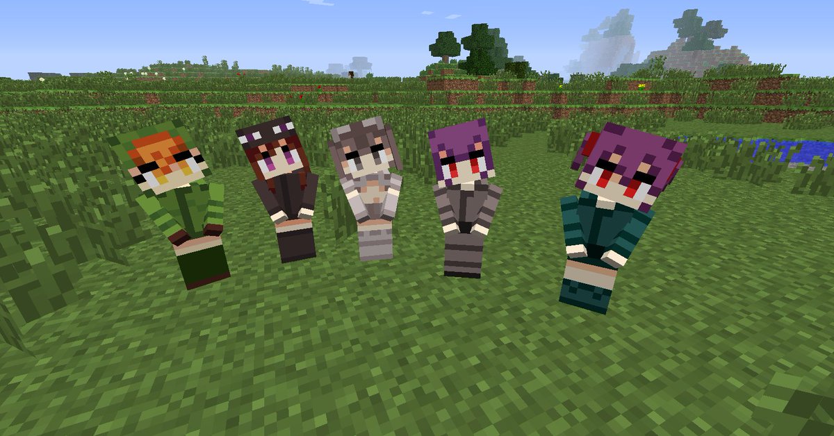 Shingel_42's tweet photo. Chicas de Mob Talker versión Little Maid
#LittleMaid #MobTalker #Minecraft https://t.co/qcg7rM4UGR