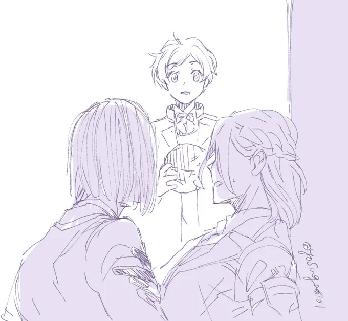それはそうとわたしはルク→←ヴィル←←←←←←←←←ネジュとか良いと思うんですけど、もう誰か描いてるはずですよね????どこにあります??

このルクさんはネジュいるのわかってて見せつけてたら良き。
ルクヴィルでもヴィルルクでも良いけどネジュはどう考えても左だよな(ロイソへの偏見) 