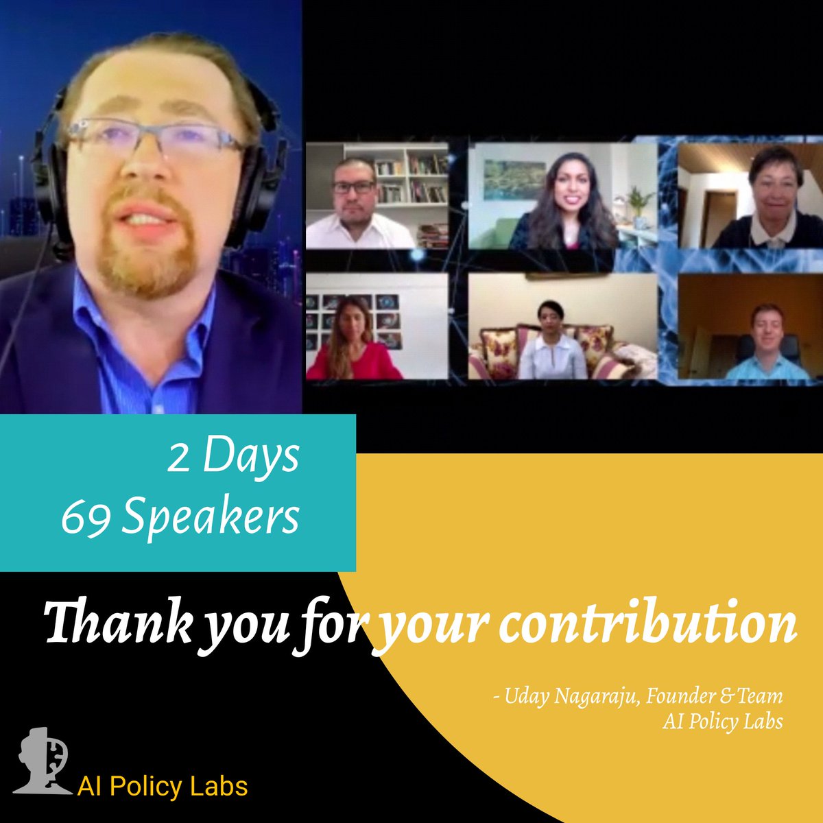 AI_PolicyLabs's tweet photo. A massive thank you for your remarkable contribution to making our #conference a huge success. Looking fwd to your support on our proposal #AI #Framework for #Commonwealth #RiaP @moniquejmorrow @realDrReem @DalithSteiger @MMinevich @robertoalvarez @SethBergeson~ @uday_nagaraju https://t.co/oYuZ7uJbhE