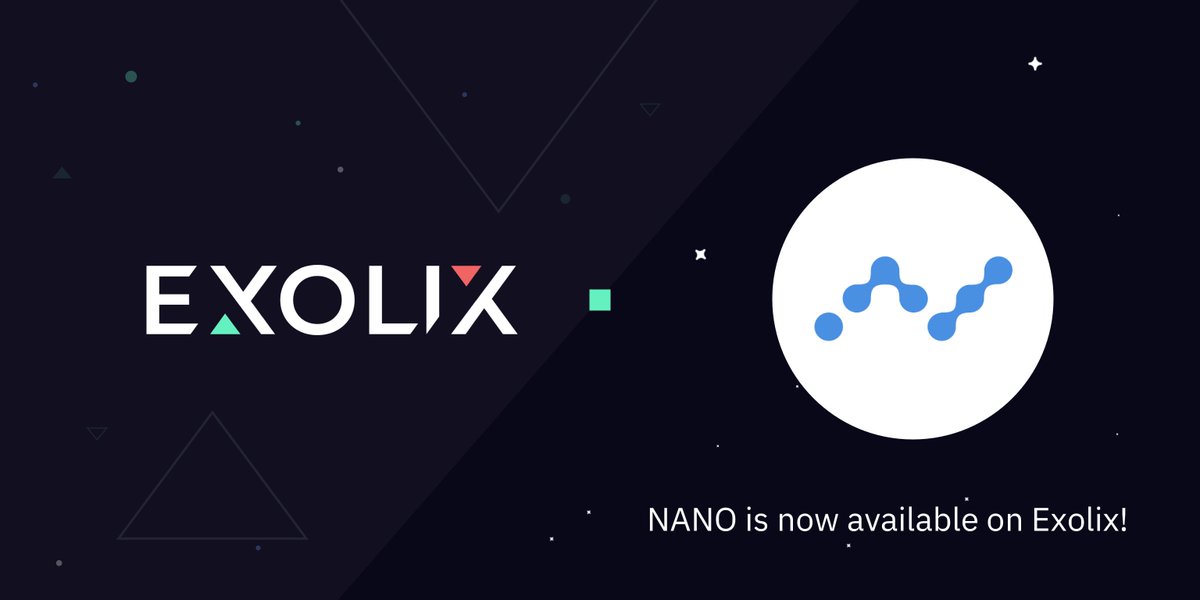 exolix_com's tweet image. Now you can easily exchange more than 200 coins to $NANO in just a few minutes completely anonymously.

@nano makes money efficient for a more equal world - simple to pay with, easy to accept and open to all 👍

🕶️Exchange right now on our site - exolix.com