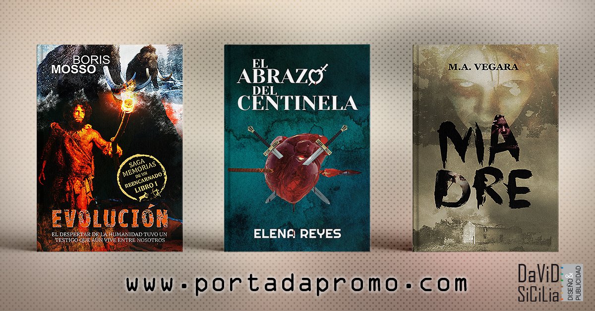 💥DESTACA TUS LIBROS💥
Hacemos diseños impactantes y creativos. Tendrás la mejor carta de presentación en un mercado saturado.

+ info <a href="/DavidsiciliaA/">David Sicilia-Portadas</a>

#Portadas / #banners / Maquetación / #Promocion
▶ bit.ly/2Y2PVJx

#books #escritores #bookstagram #escritor #Writer