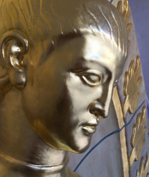 As part of architect Robert Atkinson’s art deco refurb in 1934-1935, renowned artist James Woodford created the statue of Ceres, the Roman Goddess of agriculture. Learn more here:  bit.ly/2RxX3I4 #HeritageOpenDays