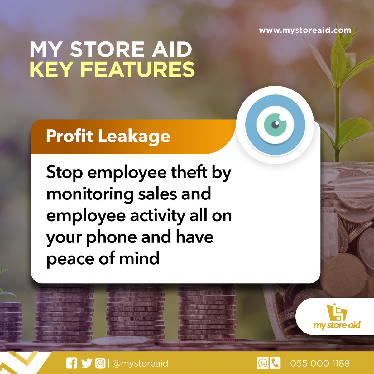 _mystoreaid's tweet photo. With My Store Aid App, you can identify profit leakage in your business all from the comfort of your mobile phone or computer.
Contact us for more information
+233 055 000 1188
Visit: https://t.co/qaWxIAj5mg
#YourBusiness #MyStoreAid #ManageYourStore #YourAppIsHere https://t.co/O8P0pdgqTc