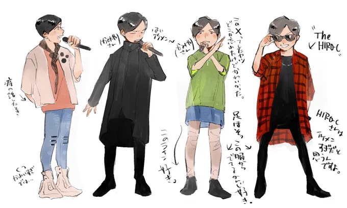 HIRO-Cさんのお洋服メモ(神谷さんも) 