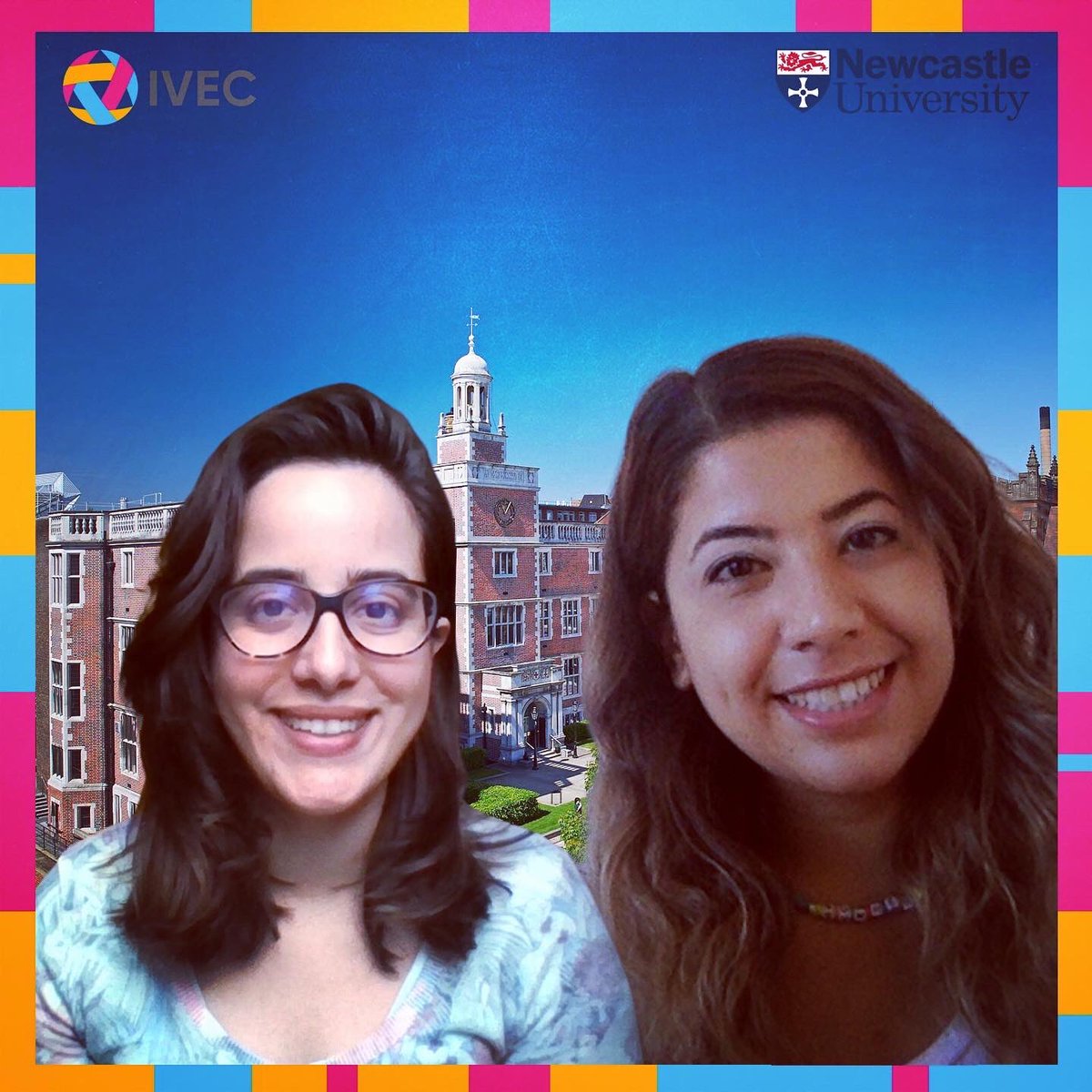 mervebozbiyik's tweet photo. It’s like being at Newcastle University campus thanks to virtual photo booth #IVEC2020 @IVEConference https://t.co/MBObt5hCvV