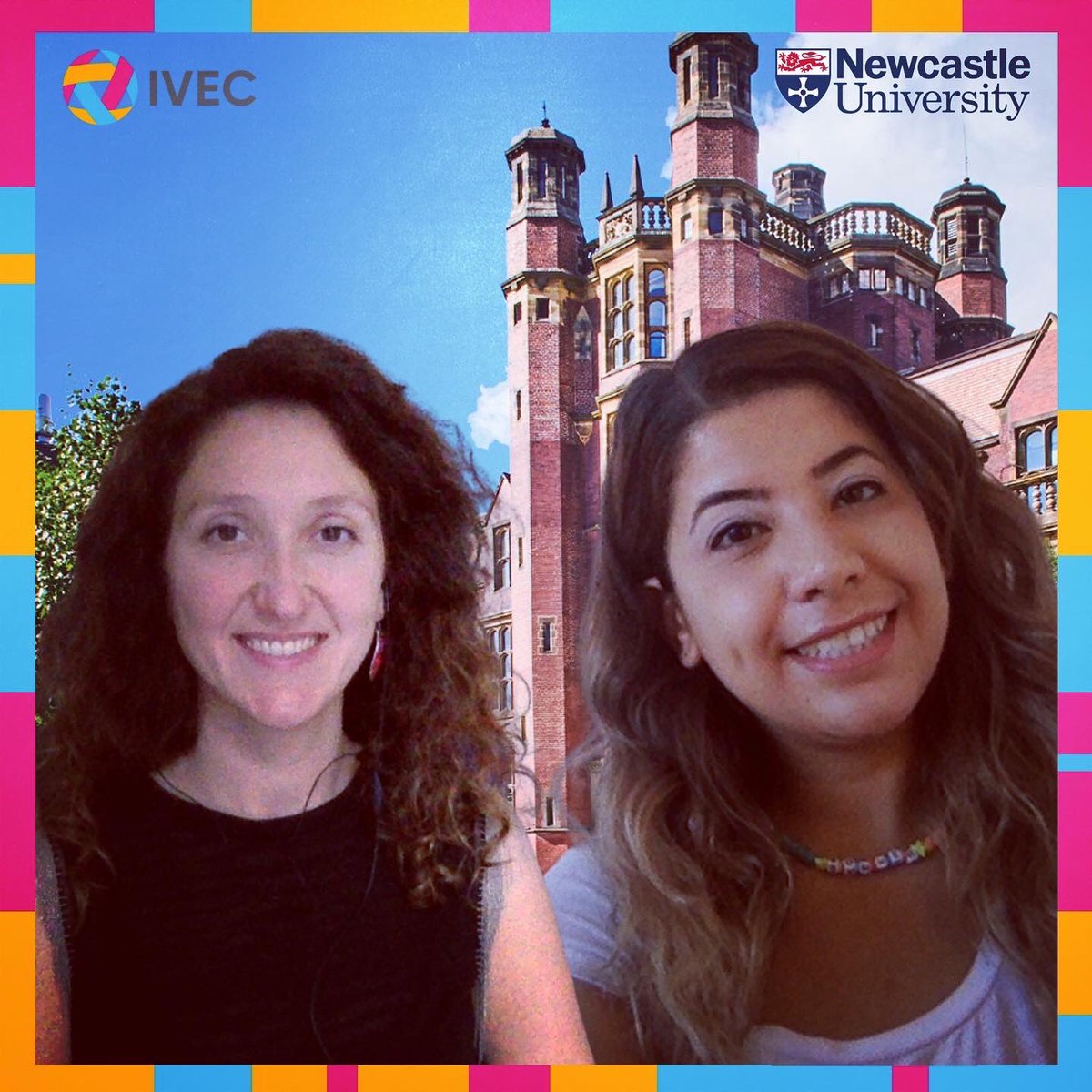 mervebozbiyik's tweet photo. It’s like being at Newcastle University campus thanks to virtual photo booth #IVEC2020 @IVEConference https://t.co/MBObt5hCvV