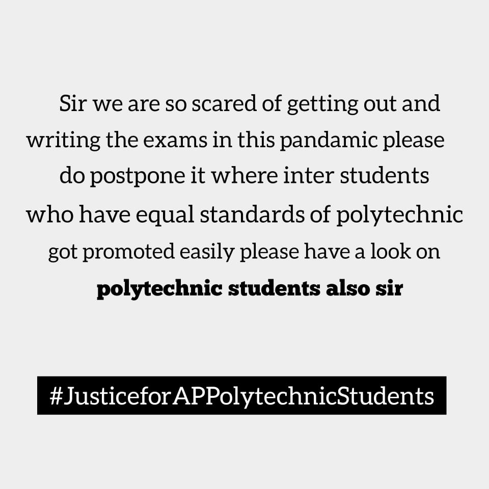 naveenmalladi5's tweet photo. #justiceforappolytechnicstudents https://t.co/LZDMx2NNyc