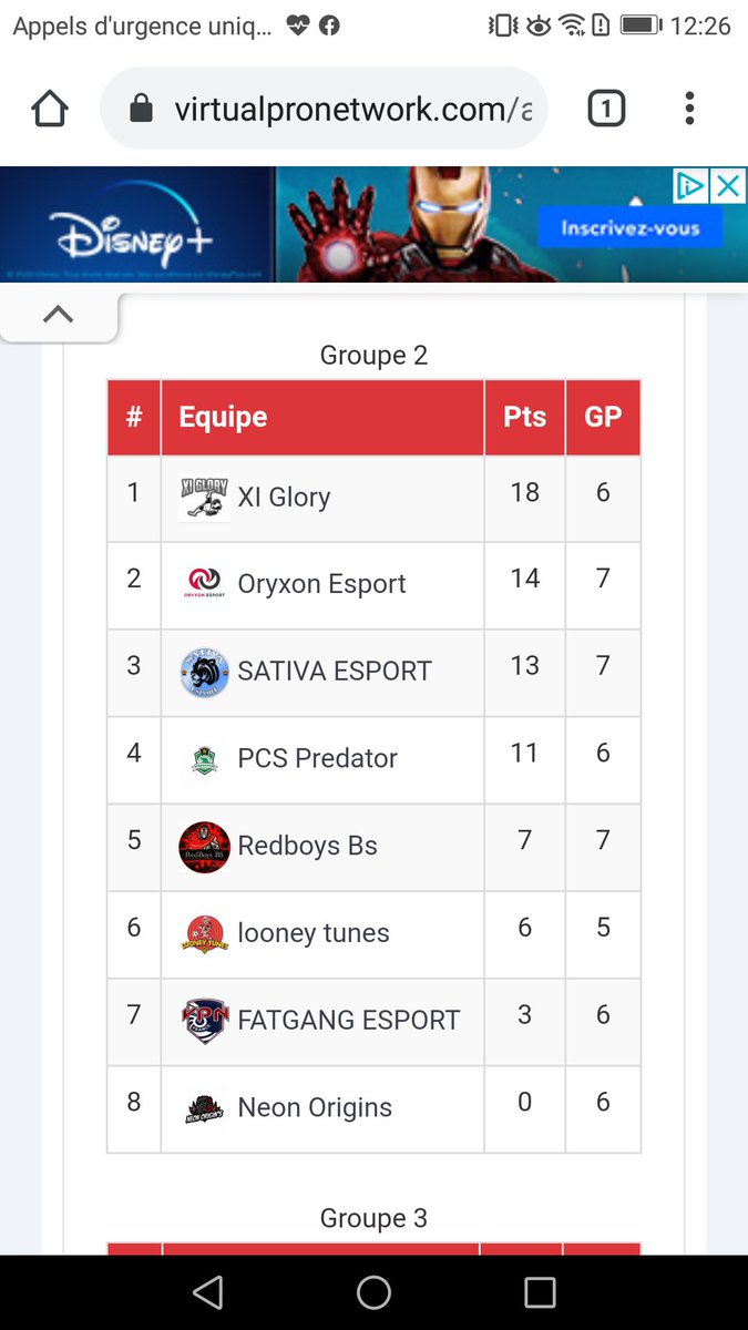 #clubpro 
La structure est fier de ses équipes <a href="/NyosTeam/">Nyos Gaming Esport</a> white esport et <a href="/EsportSativa/">SativaEsport</a> qui se classe toute deux en 3ème place du tournoi de près saison avec 3v 3d 1n pour la white et 4v 1n 2d pour la sativa
Elles accèdent donc toute deux au play off du tournoi survival.
GG 🔥🔥💪