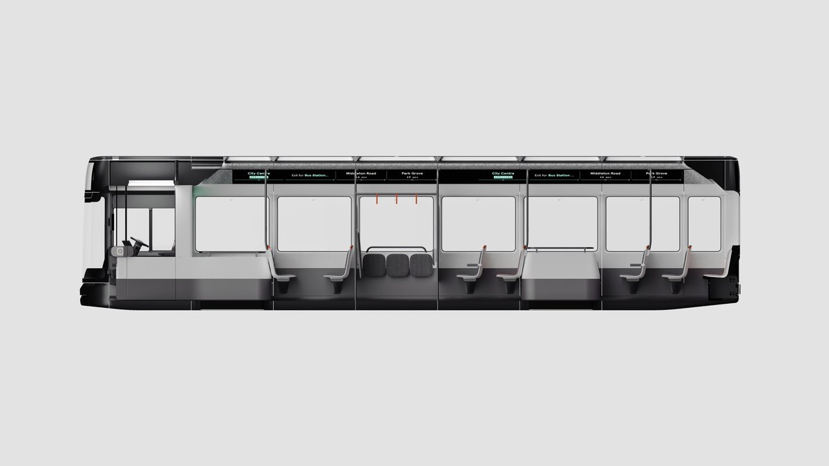 Our internal screens have been designed to bring information to all passengers, no matter where they sit or stand within the bus.