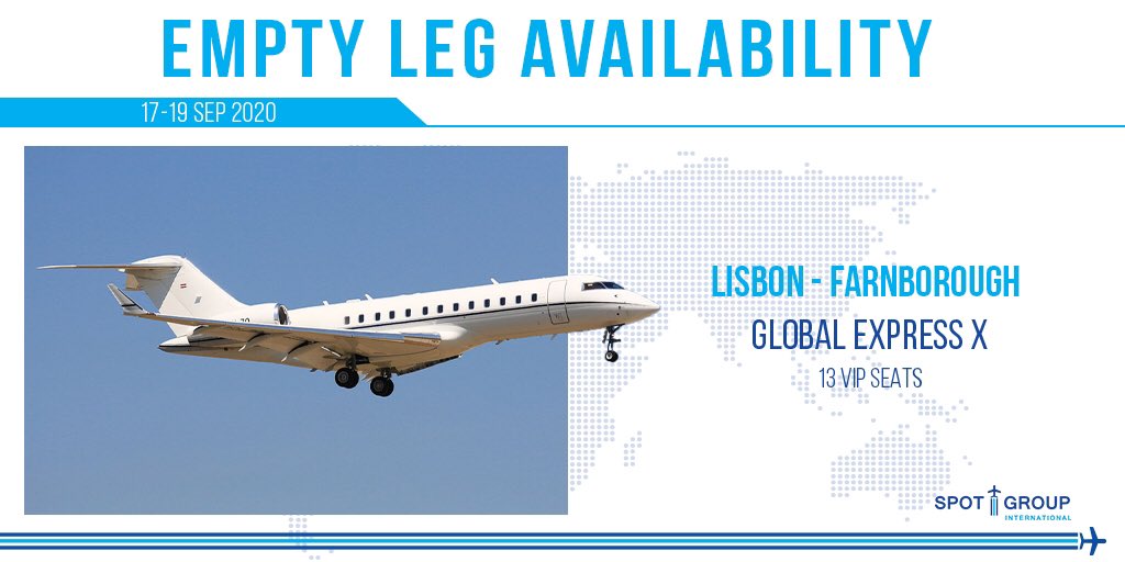 Spot_Group's tweet photo. From the pastel colored Portuguese city #Lisbon to the peaceful countryside of #Farnborough, have an unforgettable travel experience onboard of #GlobalExpressX.
 
For booking, contact our sales team: sales@flyspotair.com
 
For other availability : https://t.co/YJpXsvLeGH https://t.co/zvmHardbtx
