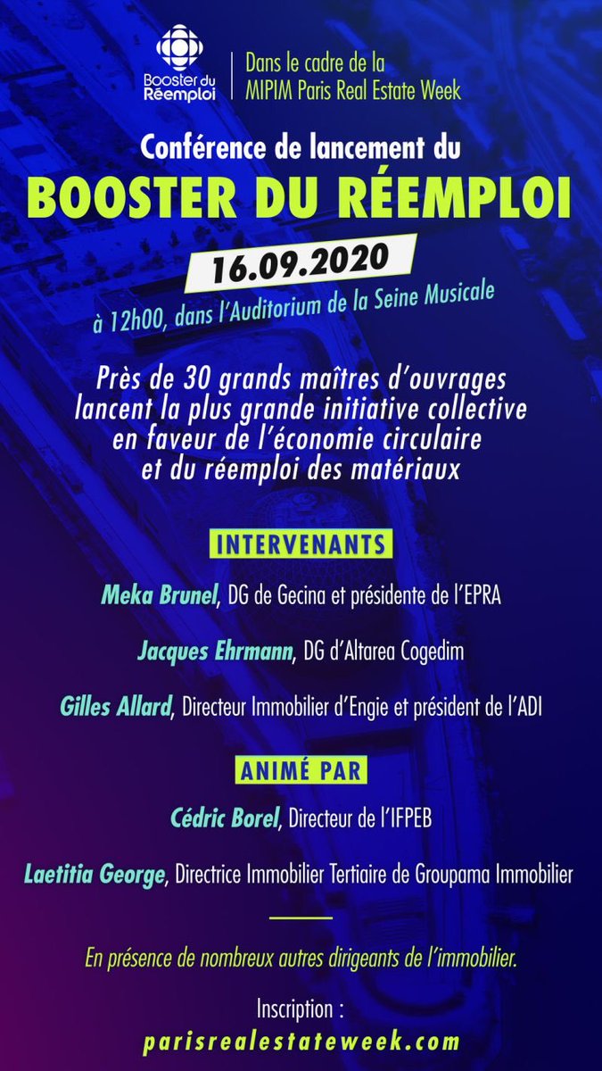 C’est parti! #boosterdureemploi va booster l’#economiecirculaire! Une initiative <a href="/GroupamaImmo/">Groupama Immobilier</a> !