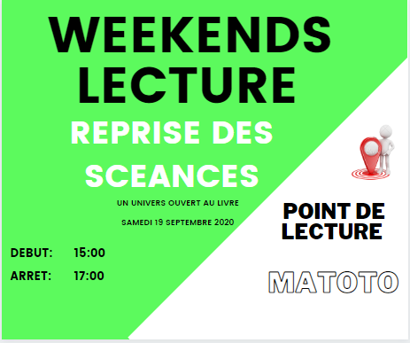 BaldeKouboura's tweet photo. Nous vous annonçons de  la reprise des séances de lecture hebdomadaire. Ce sera au point de lecture de Matoto ce Samedi 19/09/2020.
Exclusivement pour vous, l’auteur du livre « LE SILENCE DE DIEU »  Cheick Talibé sera l’invité d’honneur. 
#weekendslecture
#02hsansphone https://t.co/6U7id3USed