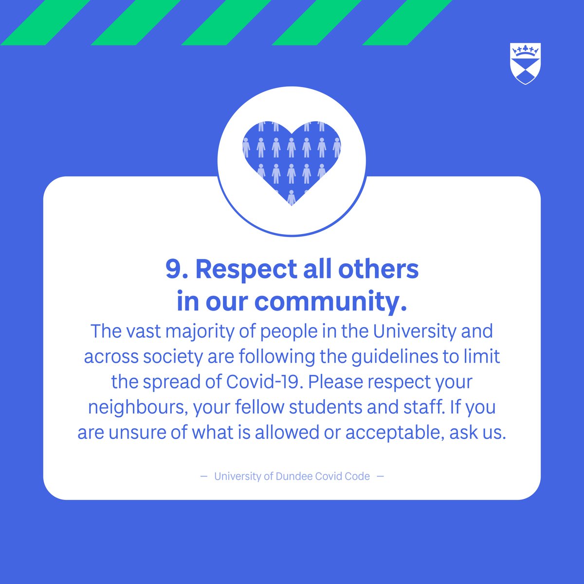 University Of Dundee Sur Twitter Our Covid Code A Set Of Clear Principles For Our University Community To Follow Help Keep Ourselves And Each Other Safe And Prevent Any Spread