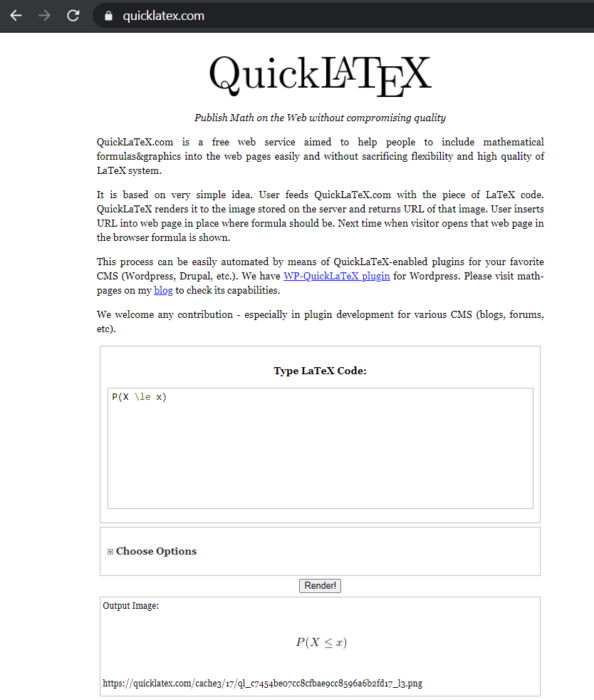 tthclasses's tweet image. #probstat Contoh: $P(X le x)$, artinya P(X &amp;lt;= x)