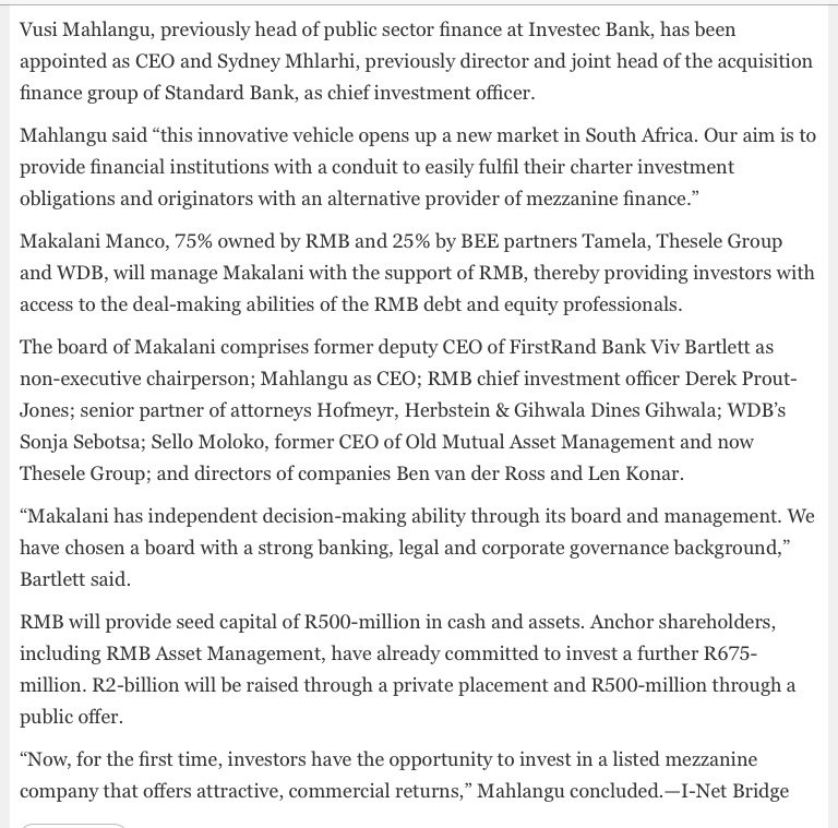 themankhosi's tweet photo. @RevFChikane Johann Rupert CAPTURED
Mbeki (WDB), Chikani (KTH -Tamela)and our veterans (KTH -Tamela) by giving them R2.5 Billion thru Makalani Holdings.
#WakeUpSA
#Greed
#FightForRET
#FightForMiningCharter
#EconomicApartheid
#WMCpuppets
ππππ https://t.co/cZb5HYducY