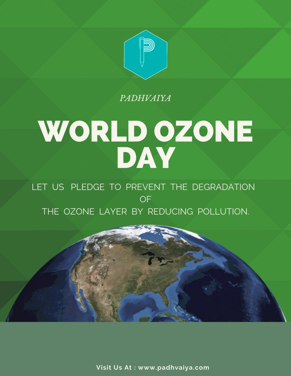 padhvaiya's tweet photo. #OzoneDay #OzoneDay2020 #OZONEFORLIFE #ozonelayer #Ozone #pollution #pollutionfreelife #Earth #wednesdaymorning #ozonelayer https://t.co/vOIqWdoRw5