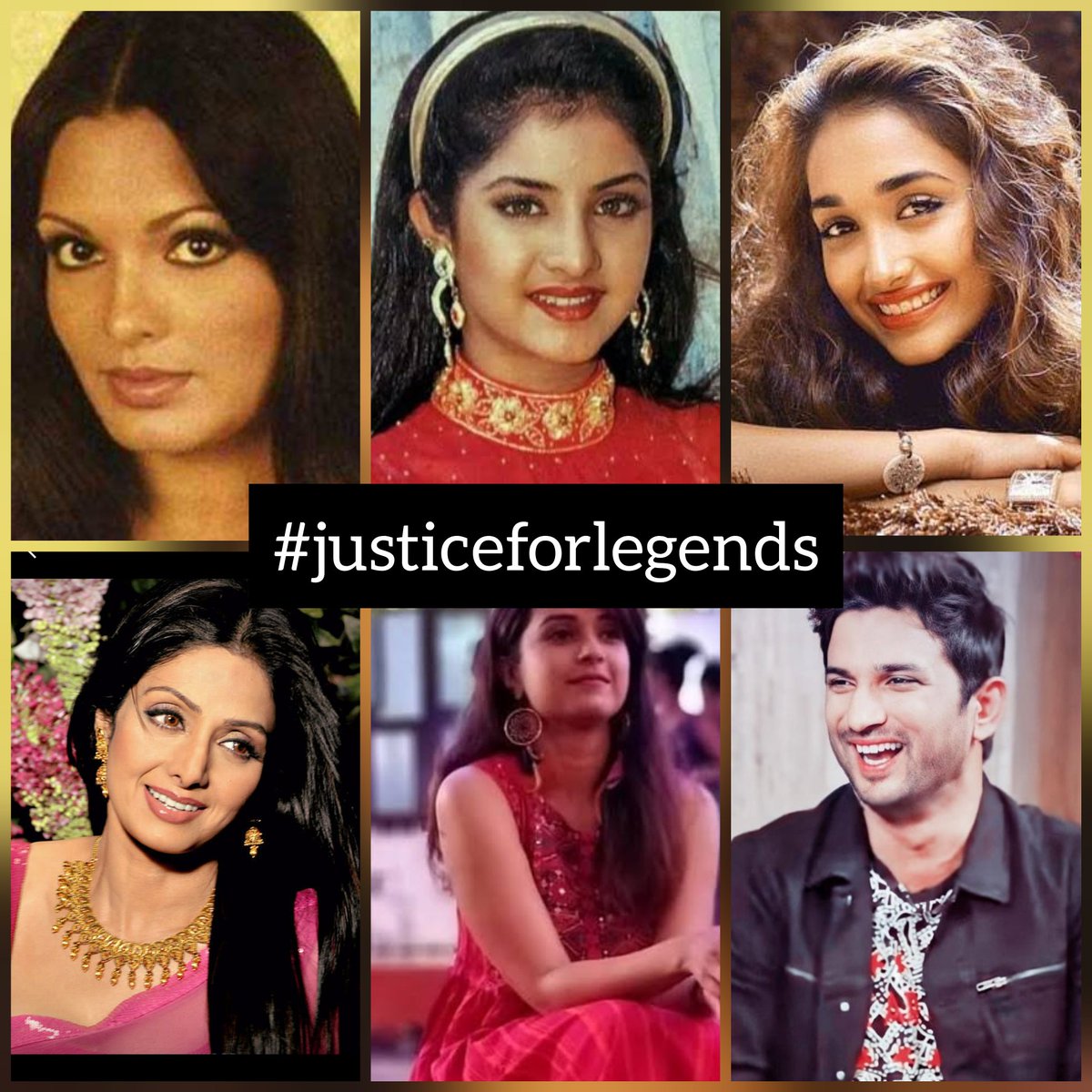 sushant_lovers's tweet photo. #WakeUpBollywood 
Bollywood had killed these legends 😞😞😞 
No words.......... https://t.co/tvLH5iJr3k