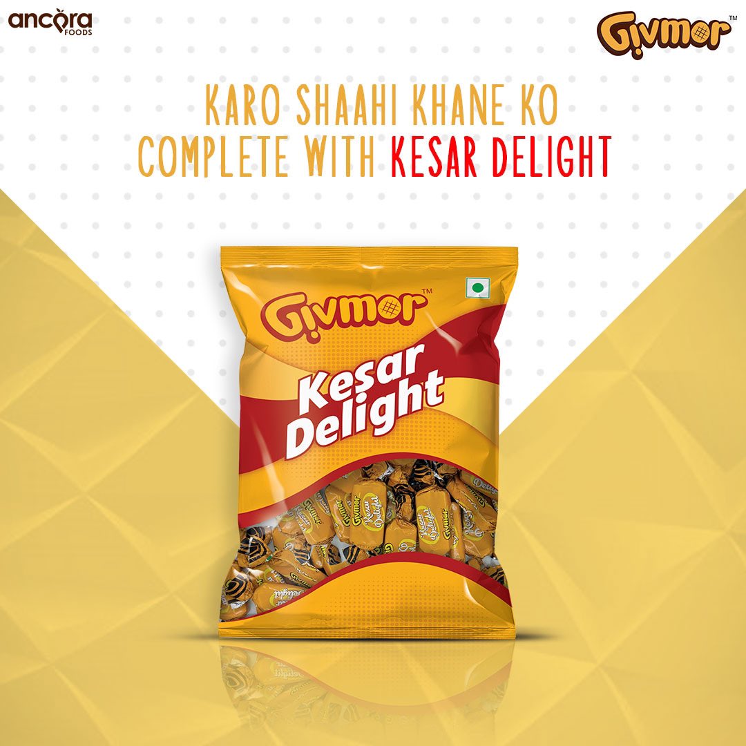 givmor_india's tweet photo. Want to feel royalty in one bite? Have Givmor Kesar Delight.
#givmor #kesardelight #happiness #fun #sweet #kesar #royal #ancorafoods #toffee #kids https://t.co/4G3T62xvaj