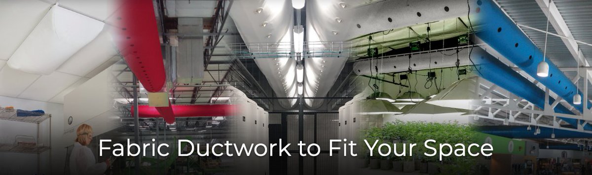 TawadaCleanTech's tweet image. DuctSox® air dispersion products are an innovative and cost effective fabric alternative to traditional metal ductwork providing precise and efficient heating, cooling, or ventilating for virtually any building application. #TawadaCleanTech #DuctSox #FabricDuct #TextileDuct