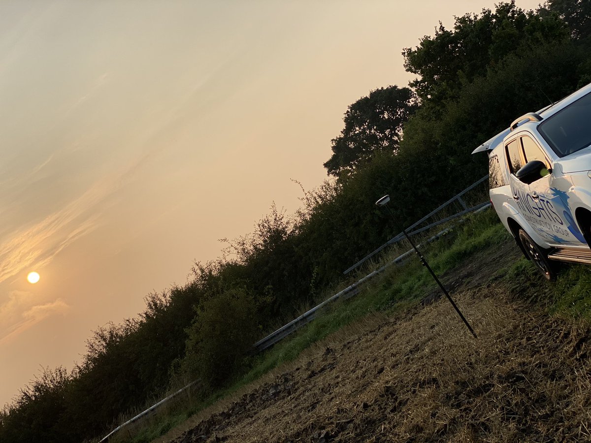 Early morning visit up north for another site visit and survey <a href="/Knightsconcrete/">Knights Construction Group</a>