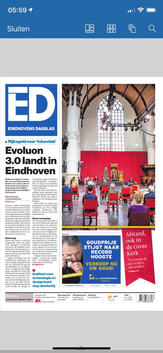 Future Lab in Evoluon...