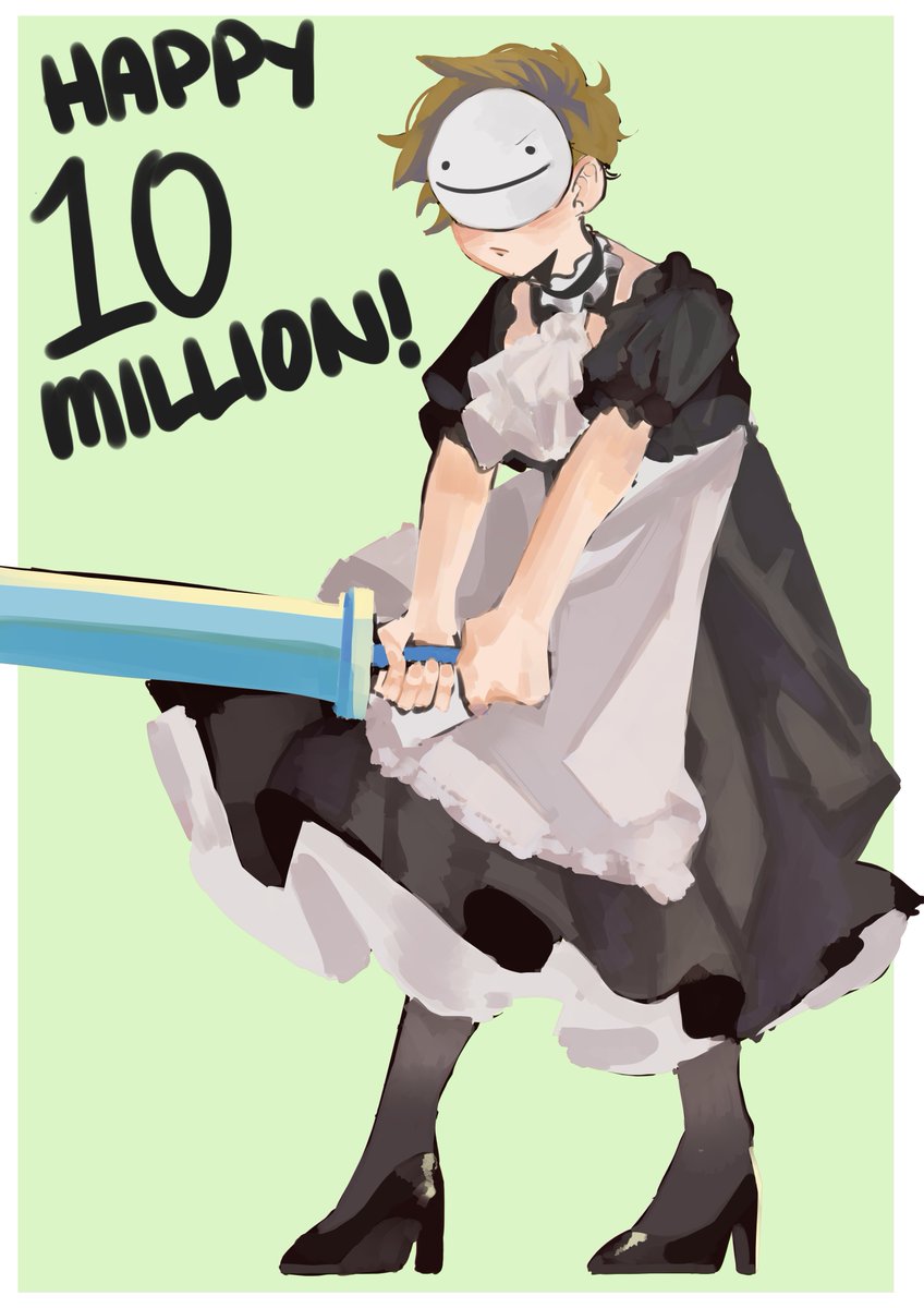 JagaJagaimo's tweet image. Happy 10 Million @DreamWasTaken! This is not my official 10 million art but yeah lol
HAPPY 10 MILLION YOUVE COME SO FAR! TO MORE MILESTONES YAY!
sorry for this half-assed painting, i swear i could render it better i just speedran it im-
#10millionblobs #10million