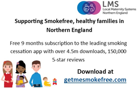 ‘It’s like having a Stop Smoking advisor in my pocket’ The Smoke Free app provides 24/7 access to expert advice to help you stay quit. Pregnant women and their partners, in North East & North Cumbria, can get the app free for 9 months. Download it now getmesmokefree.com